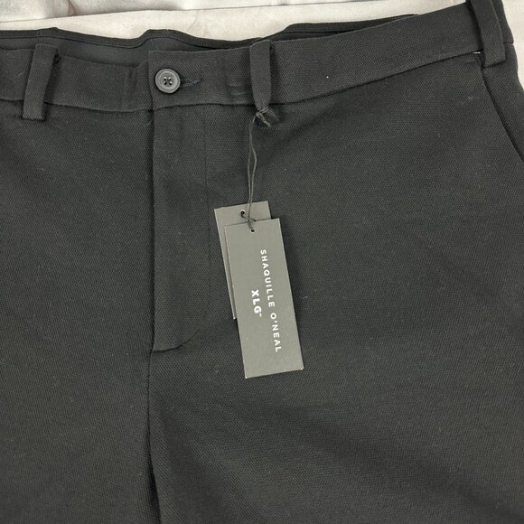 Shaquille ONeal XLG Knit Comfort Stretch Shorts Black Size 48 - Picture 2 of 6